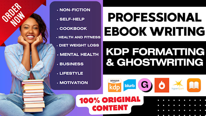 Bestseller - write ebooks ready for amazon KDP and digital platforms