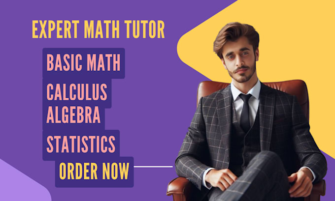 Gig Preview - Be your online math tutor for algebra and calculus