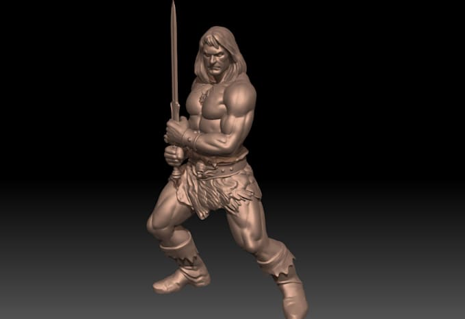 Gig Preview - Convert 2d to 3d custom medieval model for printing,3d human figure,fix stl file