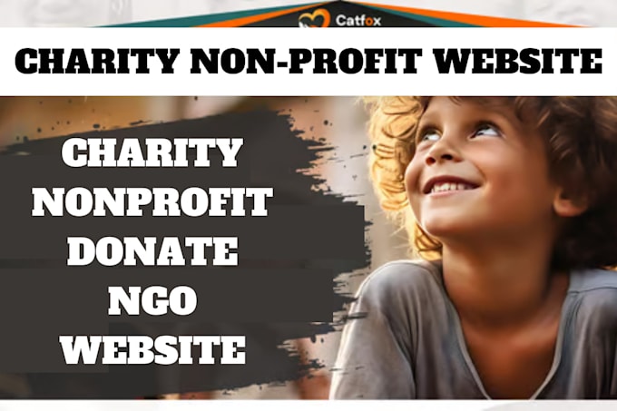 Gig Preview - Build nonprofit website, ngo, charity website non profit website for donation