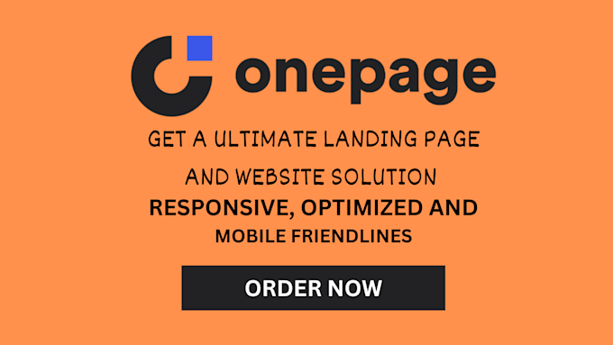 Gig Preview - Onepage io redesign onepage io landing page onepage io website