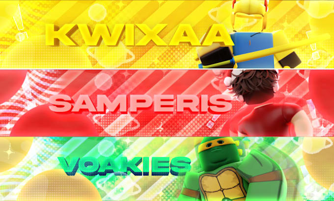 Bestseller - make you an astonishing roblox banner