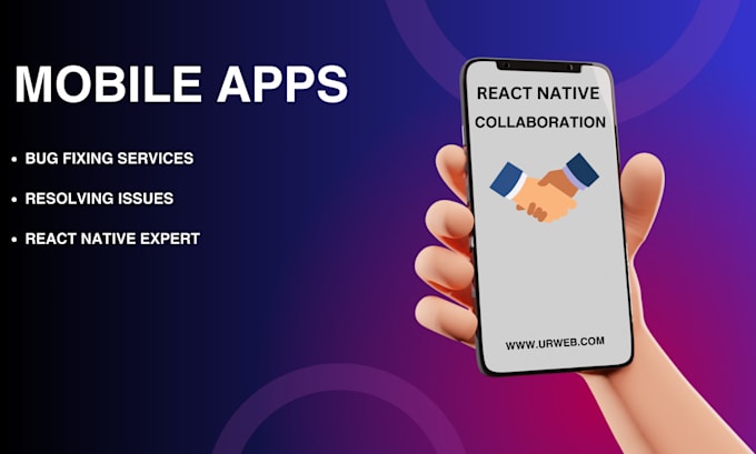 Gig Preview - Collaborate on react native projects for startups and agencies