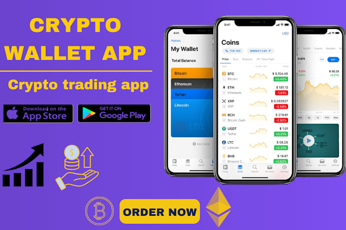 Gig Preview - Create crypto wallet app, trading app, crypto mobile app, exchange crypto wallet