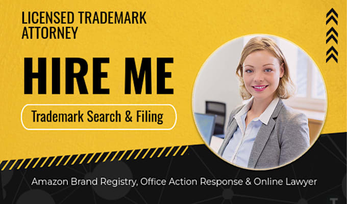 Gig Preview - Be your USA trademark attorney and amazon brand registry, patent attorney