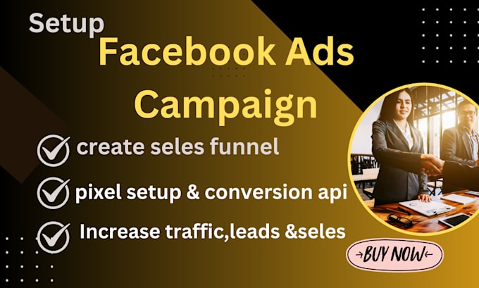 Gig Preview - Setup facebook and instagram ads campaigns,advertising with sales funnel