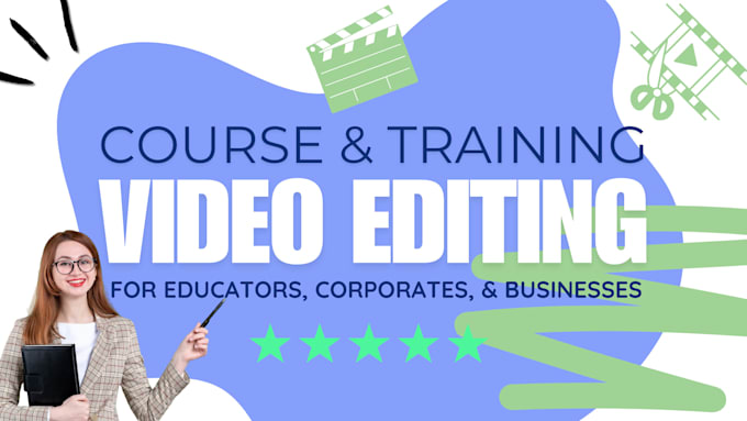 Gig Preview - Do online course and training video editing elearning specialist