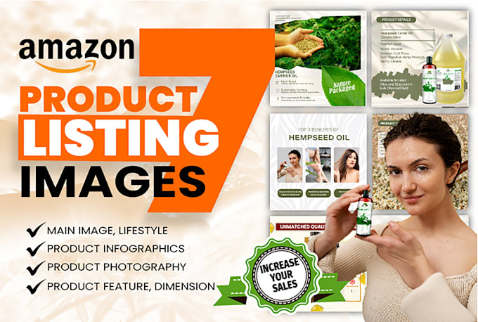 Gig Preview - Do amazon listing images, product infographics, ebc design