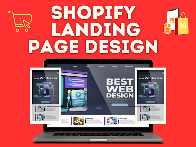 Gig Preview - Design converting shopify one product landing page with pagefly gempages shogun