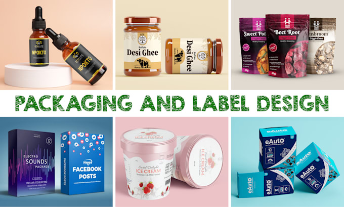 Gig Preview - Design professional packaging and label for your product