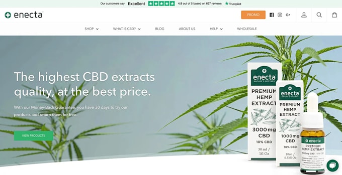 Bestseller - build cbd  shopify store ,shopify cannabis store or cannabis website