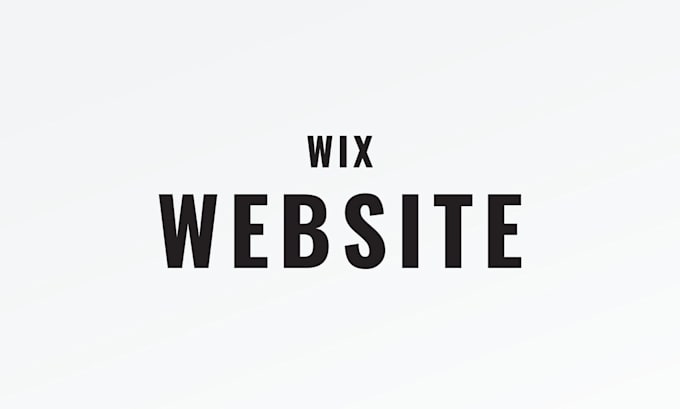 Gig Preview - Wix website design wix