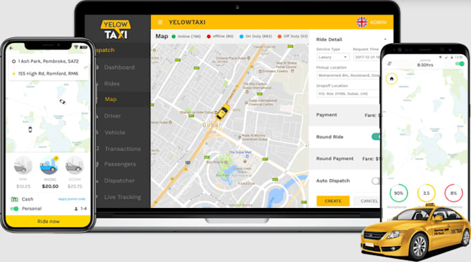 Gig Preview - Delivery taxi booking app integration