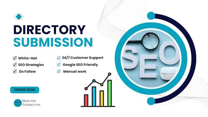 Gig Preview - Submit 400 directory submission SEO backlinks