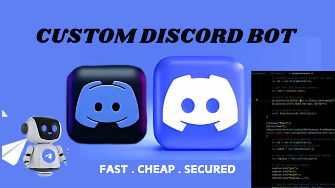 Gig Preview - Setup quality custom discord bot, discord server, chatbox, crypto discord bot