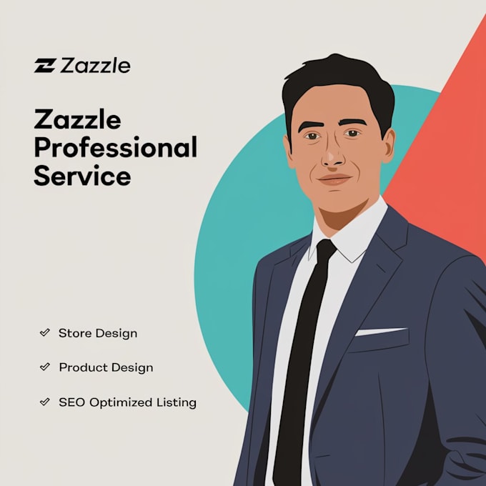 Gig Preview - Professionally setup your zazzle store and design custom products