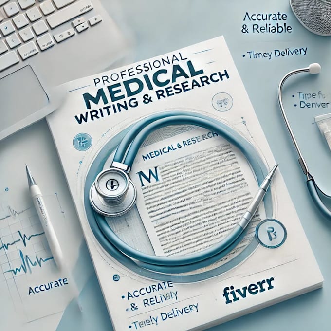 Gig Preview - Provide professional medical writing and research services