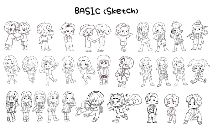 Gig Preview - Draw your oc or fanart into chibi style