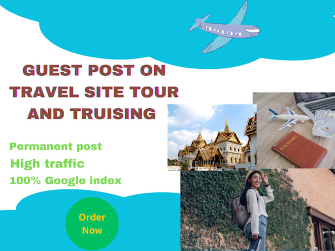 Gig Preview - Publish guest post on travel and tourism website