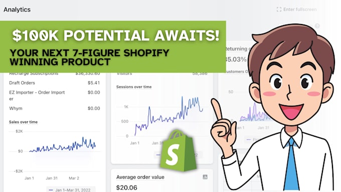 Gig Preview - Do dropshipping product hunting to find shopify winning products