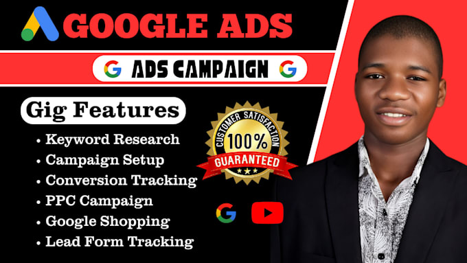 Gig Preview - Setup and manage google ads campaign adwords PPC campaign from scratch