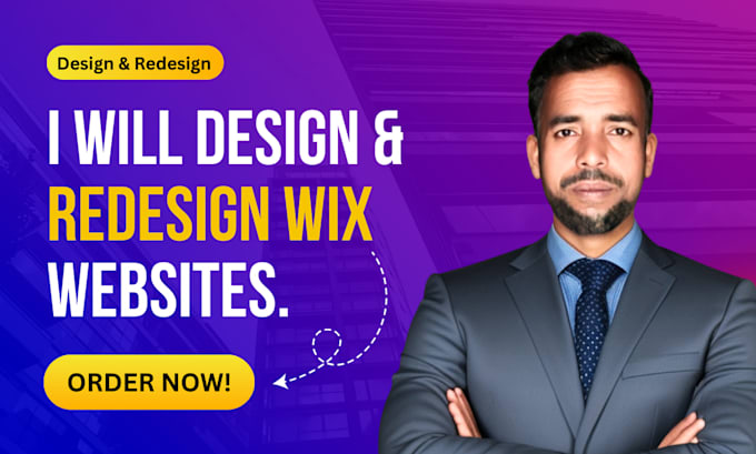 Gig Preview - Design and redesign your wix website, build wix website, wix studio expert