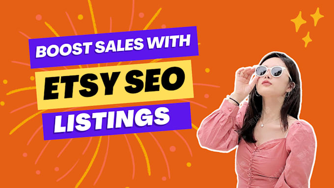 Gig Preview - Rank etsy SEO listings with title, tags to boost sales and store promotion