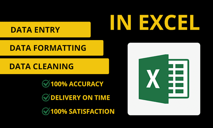 Bestseller - do ms excel data entry, cleaning and organization