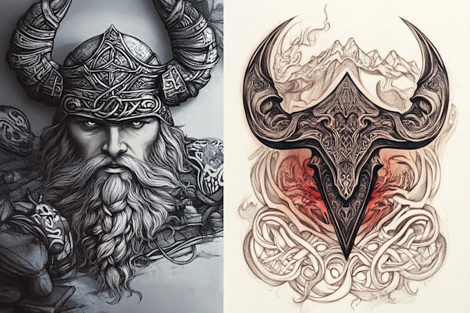 Gig Preview - Stunning custom tattoo design, viking, nordic and celtic styles