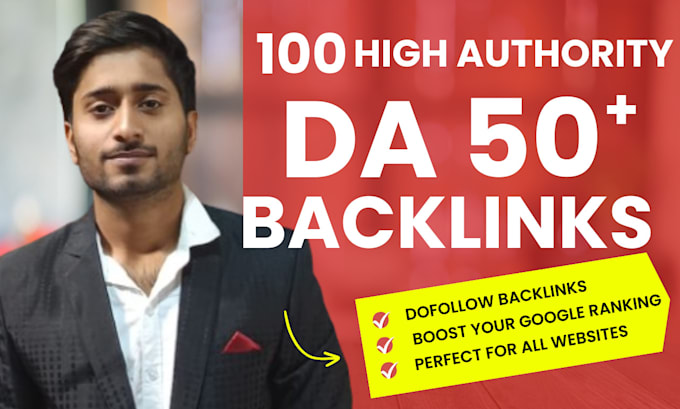 Bestseller - 100 high da backlinks 50plus only for 1000