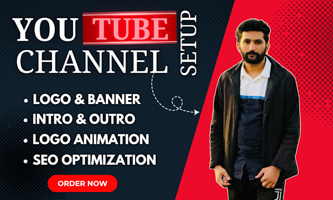 Gig Preview - Create youtube channel logo, banner, intro, outro