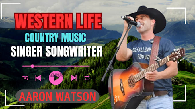 Gig Preview - Be your western country music songwriter and music production