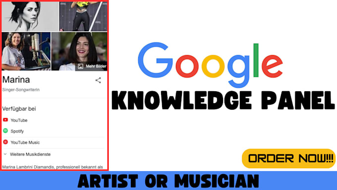 Bestseller - make a verified google knowledge panel for musician