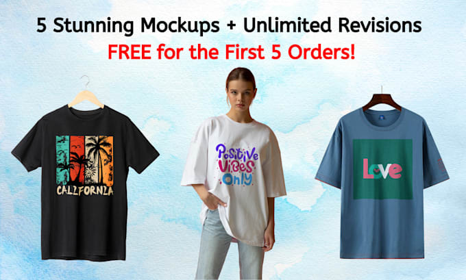 Bestseller - create professional t shirt and apparel mockups featuring your logo or design