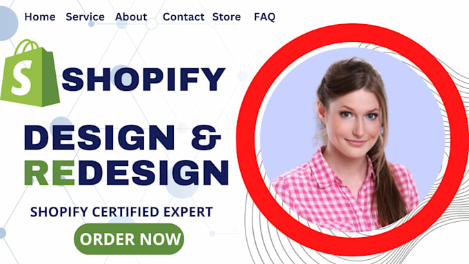 Gig Preview - Create shopify dropshipping store, shopify store design shopify website redesign