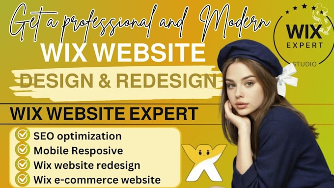 Gig Preview - Do wix website design, wix ecommerce website and wix redesign