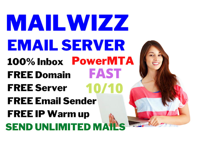 Gig Preview - Mailwizz bulk SMTP email server to send unlimited emails