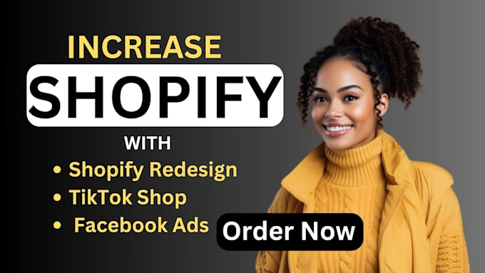 Bestseller - setup manage tiktok shop edit shopify redesign store facebook ads marketing