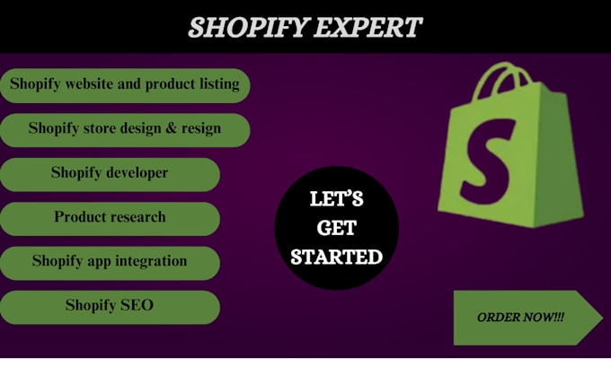 Gig Preview - Do shopify website design, shopify redesign, dropshiping store, product research