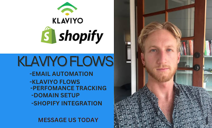 Gig Preview - Klaviyo email marketing, klaviyo flows, shopify marketing, shopify flows