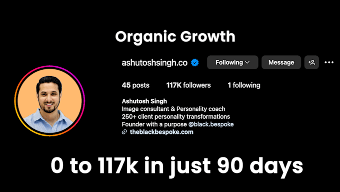 Gig Preview - Do organic brand growth on instagram 100k in 3 months