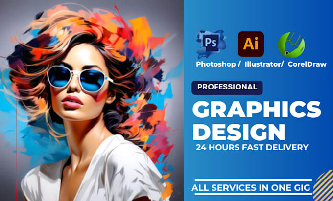 Bestseller - do anything graphics design related logo banner, flyer, brochure vector artwork