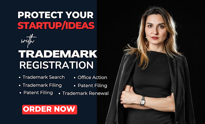 Gig Preview - Saveguard your brand through trademark registration, trademark attorney search