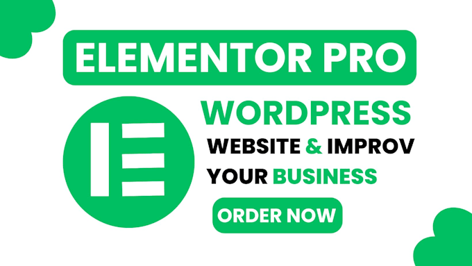 Gig Preview - Create using elementor pro your wordpress website