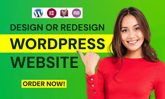 Gig Preview - Build and redesign your wordpress website