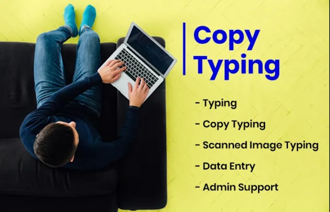 Bestseller - do data entry and typing work accurately