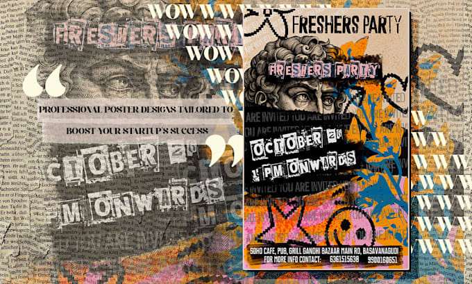 Gig Preview - Create dam good photoshop banner everything is from scratch