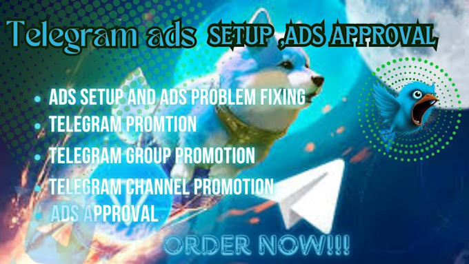 Gig Preview - Fix all telegram ads issues, fix telegram bot, dex ads setup telegram ads