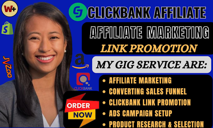 Bestseller - do affiliate marketing sales funnel for clickbank affiliate link promotion