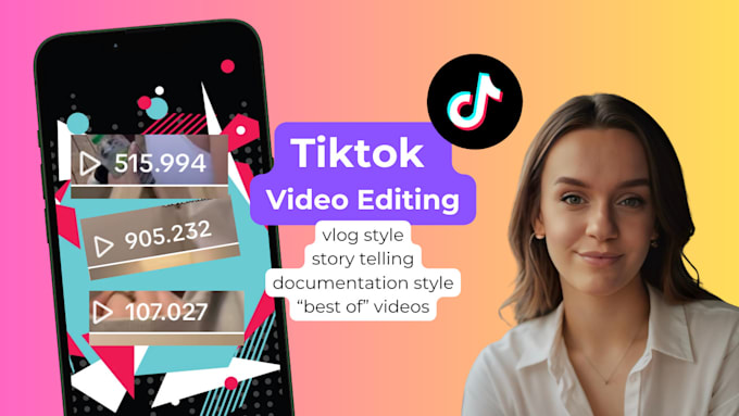 Gig Preview - Edit your tiktok videos for maximum engagement and viral potential